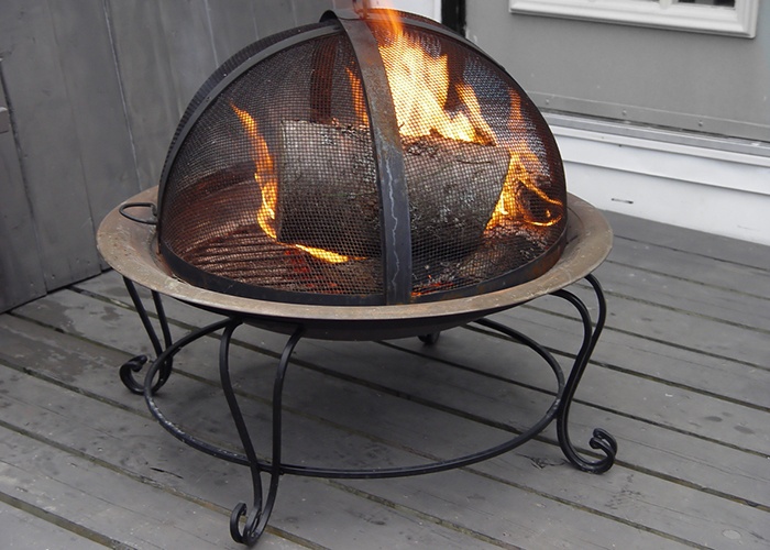 cast iron firepit